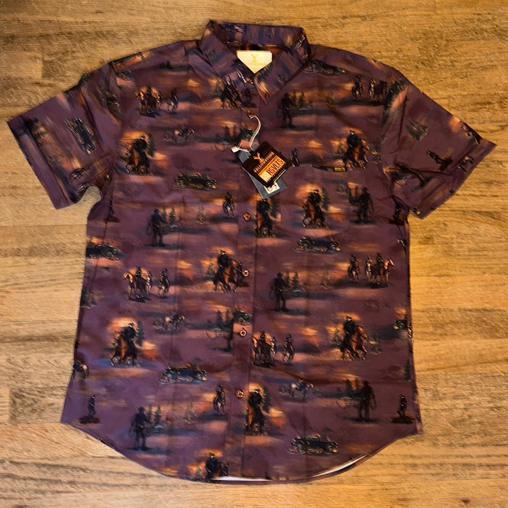 Yellowstone The Roosevelts button down RSVLTS